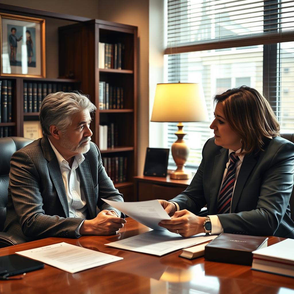 How is child custody decided in Arlington County